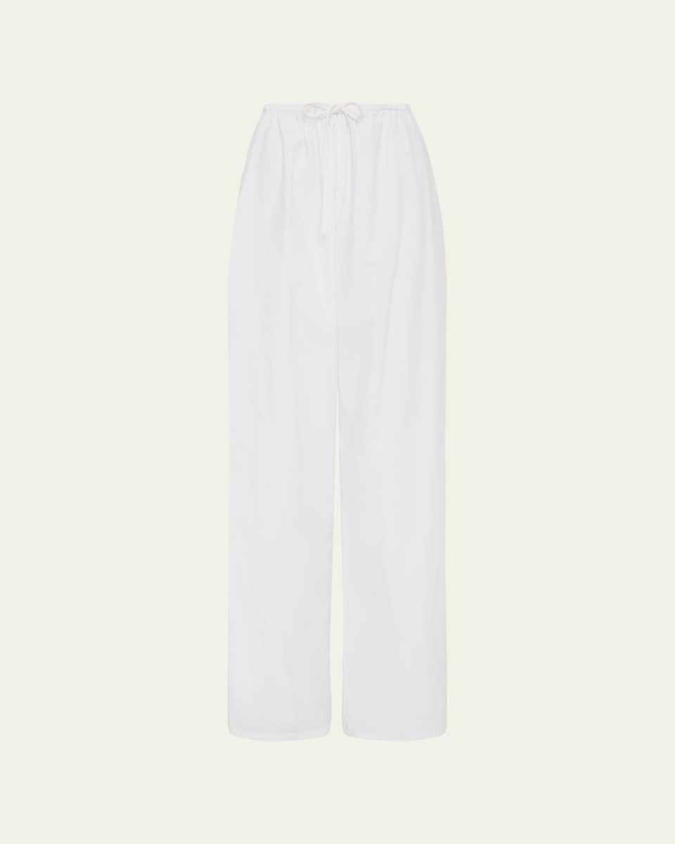 Cotton Drawstring Pants